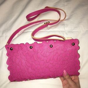 Pink mini purse